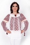 Ie romaneasca Steluta bluza traditionala lucrata manual zona Moldovei