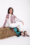 Ie romaneasca Steluta bluza traditionala lucrata manual zona Moldovei
