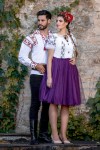 Camasa barbateasca traditionala Calusari zona Oltenia Camasa barbateasca traditionala Calusari zona Oltenia