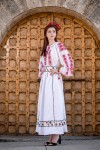 Ie Traditionala Romaneasca Floare de Bujor zona Muntenia