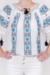 Ie traditionala romaneasca maneca scurta Abundenta 1 brodata manual zona Moldova