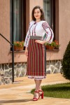 Costum popular autentic carul mic zona Moldovei