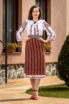 Costum popular autentic carul mic zona Moldovei