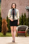Sacou Schileresc dama maneca 3/4 broderie manuala